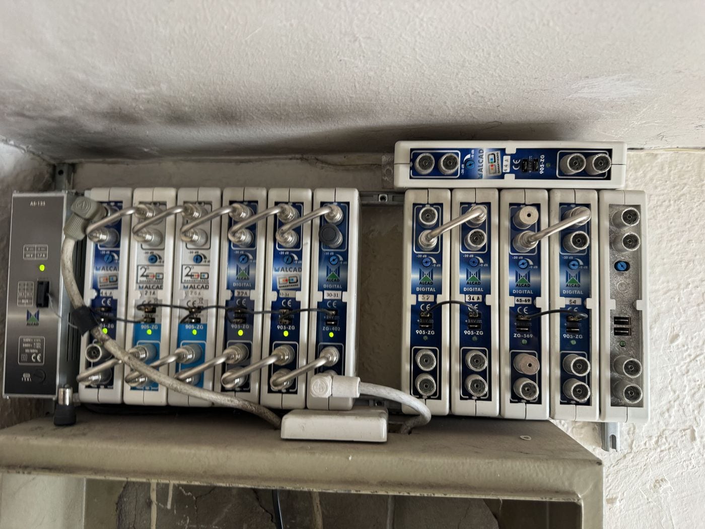 Antes: Sustitución de cabecera de monocanales por cabezal programable