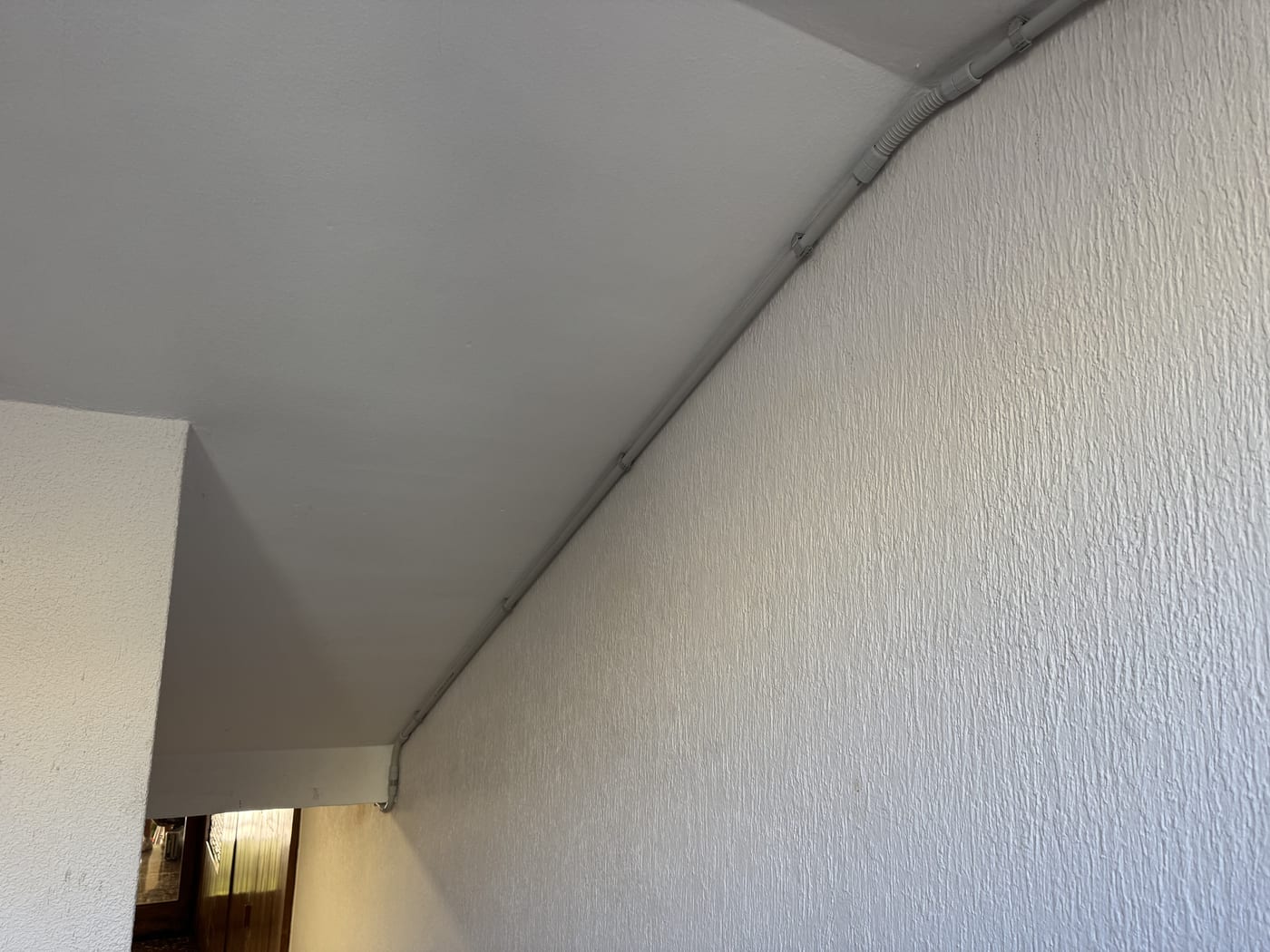 Canalización con tubo en comunidad de vecinos: Zonas comunes: tramo inclinado